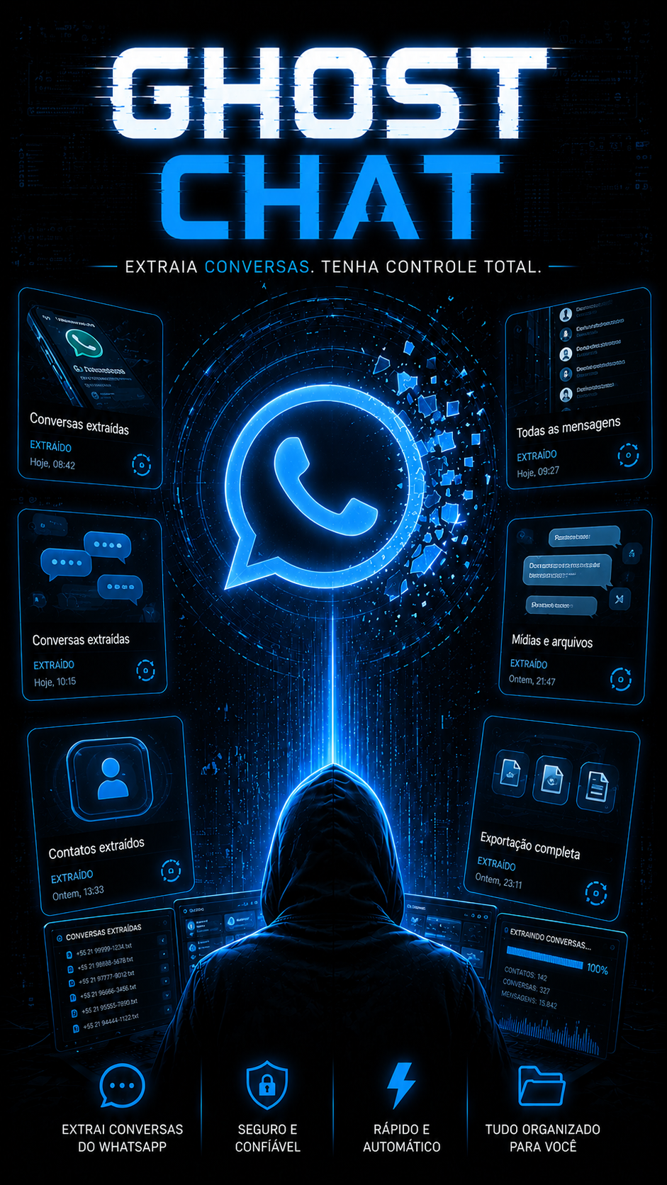 Ghost Chat - Extraia conversas e tenha controle total